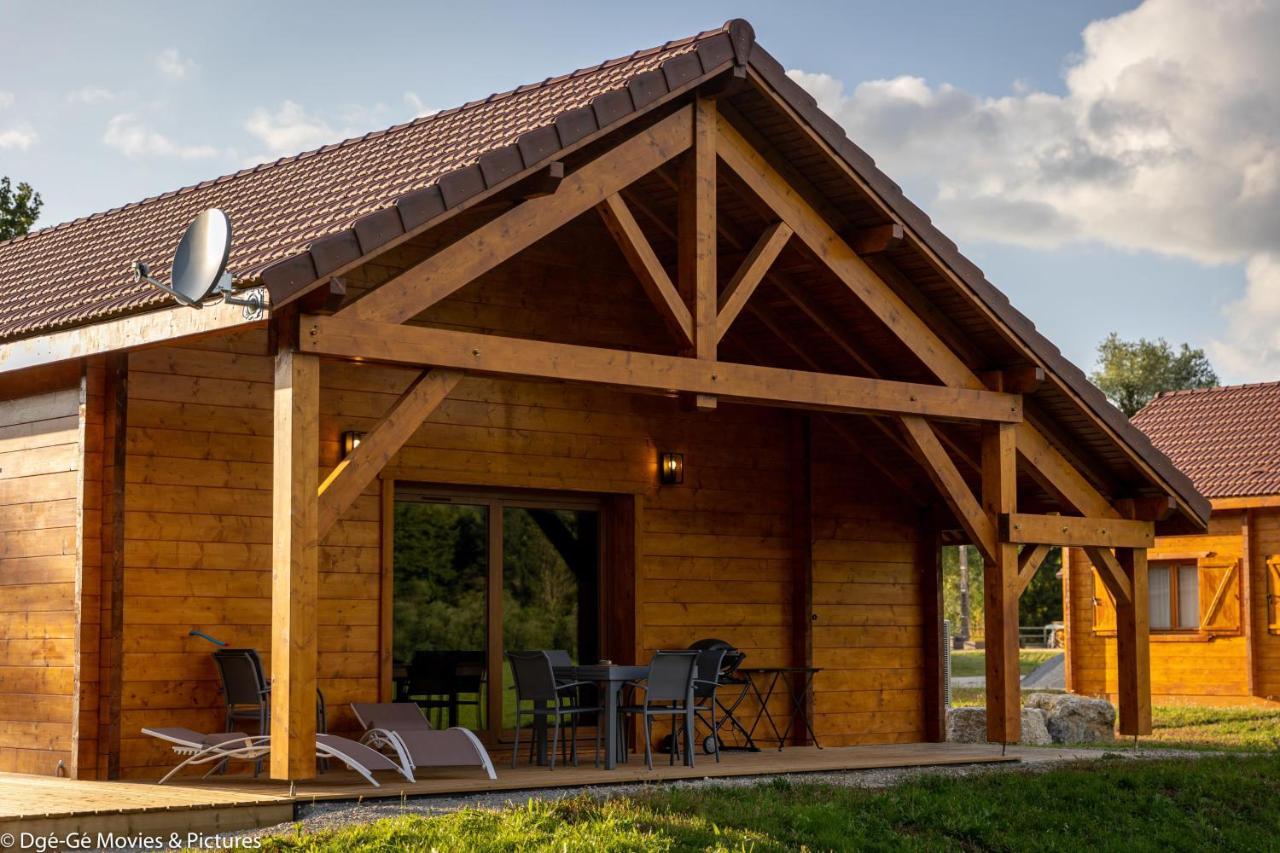 Les Jardins Du Herisson Chalet 2 Bonlieu エクステリア 写真