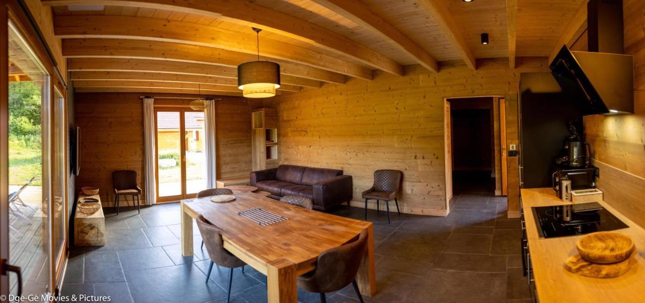 Les Jardins Du Herisson Chalet 2 Bonlieu エクステリア 写真