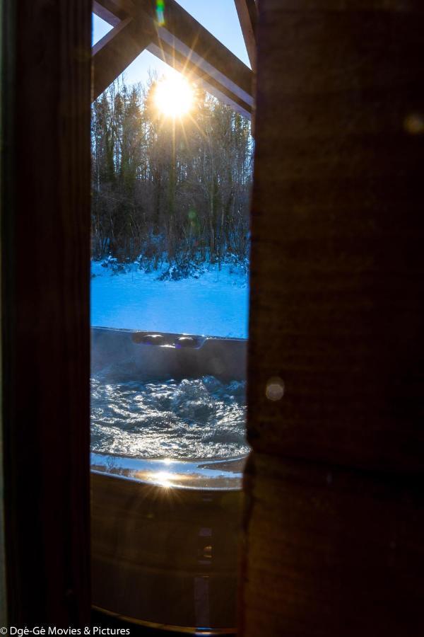 Les Jardins Du Herisson Chalet 2 Bonlieu エクステリア 写真